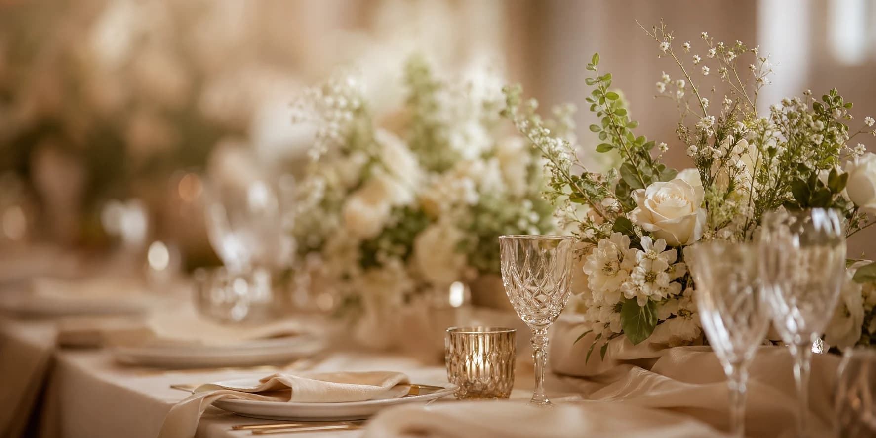 Soft floral event detail
